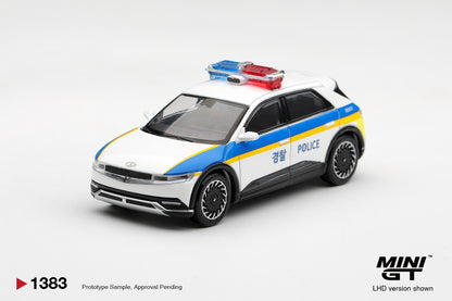 【2027年2月以降発売予定】 MINI GT MGT01383-L 1/64 Hyundai Ioniq 5 Police Car Korea Exclusive LHD