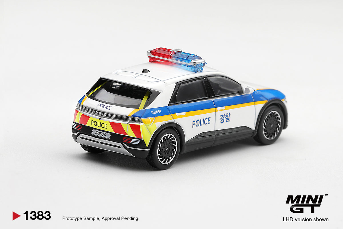 【2027年2月以降発売予定】 MINI GT MGT01383-L 1/64 Hyundai Ioniq 5 Police Car Korea Exclusive LHD