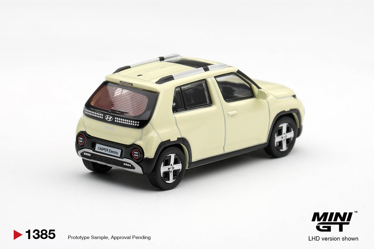 【2027年2月以降発売予定】 MINI GT MGT01385-L 1/64 Hyundai Casper Butter Cream Yellow Pearl Korea Exclusive LHD