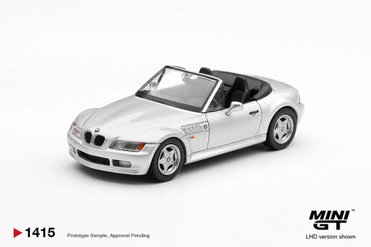 【2027年4月以降発売予定】 MINI GT MGT01415-R 1/64 BMW Z3 Titanium Silver RHD