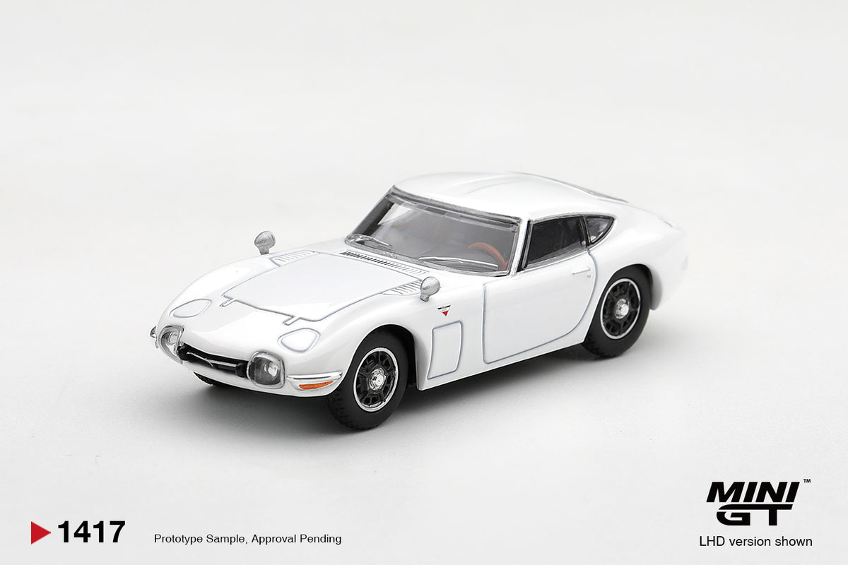 【2027年2月以降発売予定】 MINI GT MGT01417-R 1/64 Toyota 2000GT Pegasus White RHD