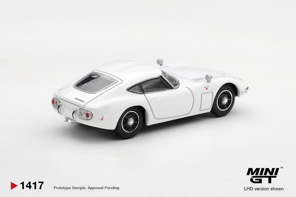 【2027年2月以降発売予定】 MINI GT MGT01417-L 1/64 Toyota 2000GT Pegasus White LHD