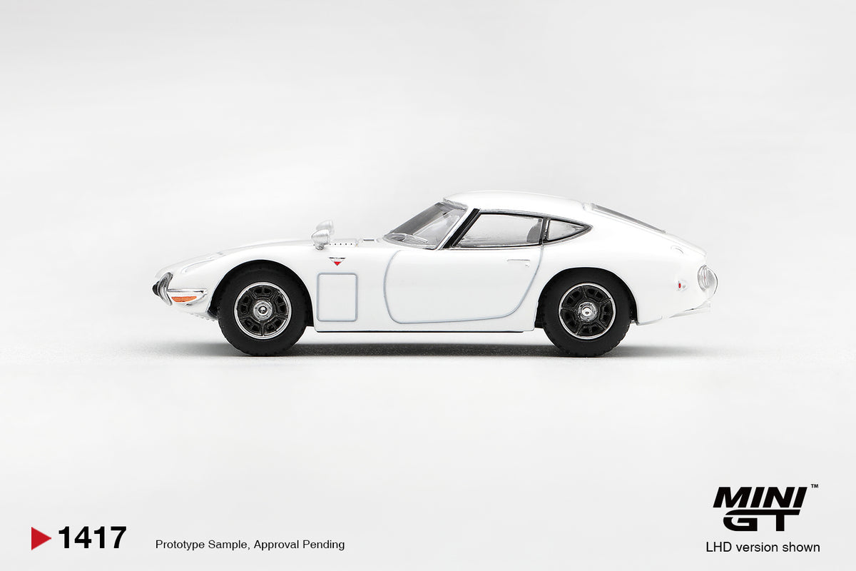【2027年2月以降発売予定】 MINI GT MGT01417-L 1/64 Toyota 2000GT Pegasus White LHD