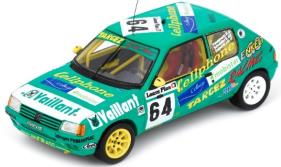 【2024年8月以降発売予定】 Spark 100SPA15 1/43 Peugeot 205 GTi No.64 Ecurie Bruxelloise 24H Spa 1997  E. Schwilden - J.M. Delporte - P. Van de Berkt