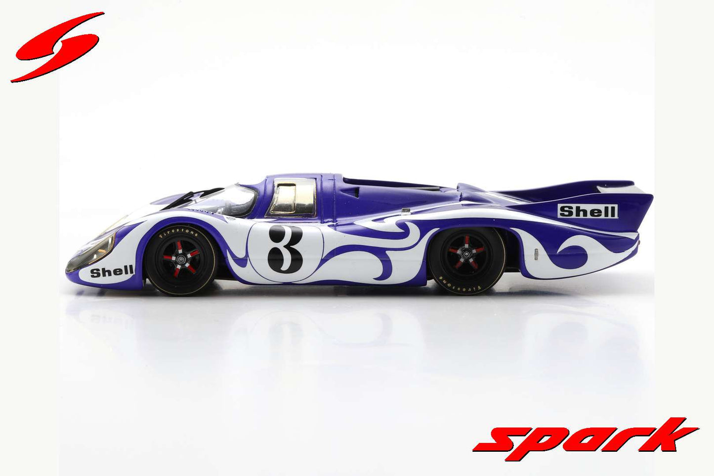 Spark S1096 1/43 Porsche 917 LH No.3 Practice 24H Le Mans 1970 G. Larousse - W. Kauhsen