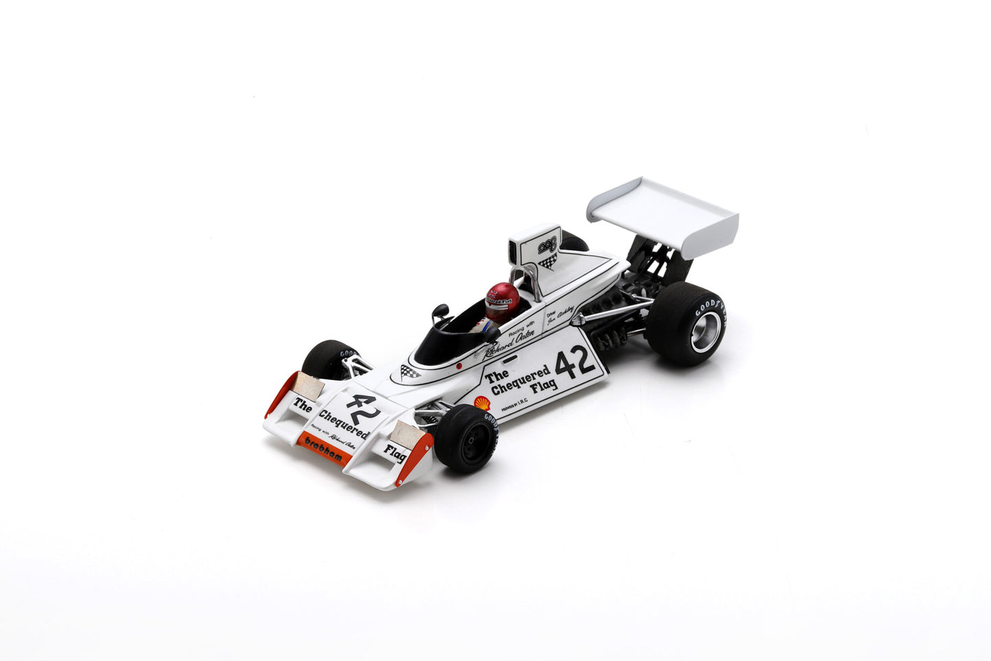 【2025年1月発売予定】 Spark S2349 1/43 Brabham BT42 No.42 Practice US GP 1974 Ian Ashley