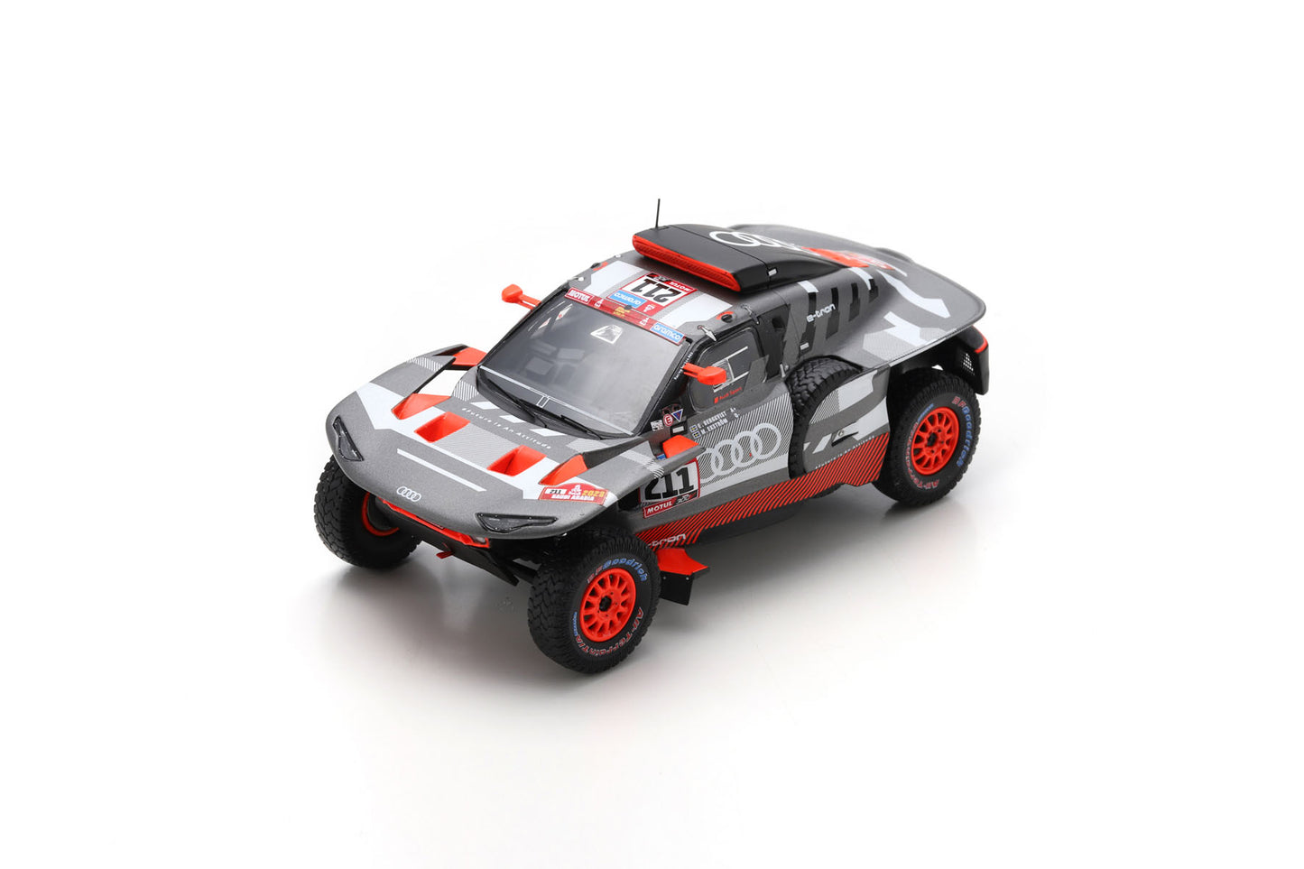 【2024年10月発売予定】 Spark S4557 1/43 Audi RS Q e-tron No.211 Dakar Rally 2023 M. Ekstrom - E. Bergkvist