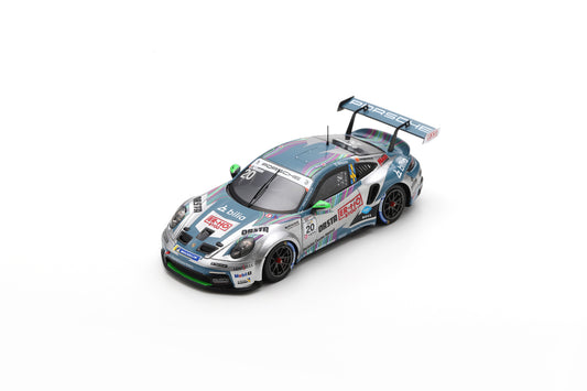Spark S5668 1/43 Porsche 911 GT3 Cup No.20 Porsche Carrera Cup Scandinavia Champion 2023 Ola Nilsson
