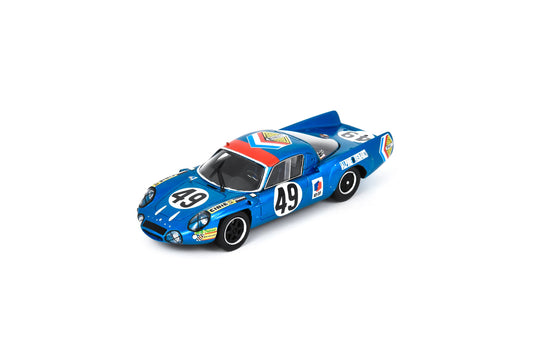 【2025年2月発売予定】 Spark S5696 1/43 Alpine A210 No.49 Le Mans 24H 1969 J. Foucteau - P. Compain