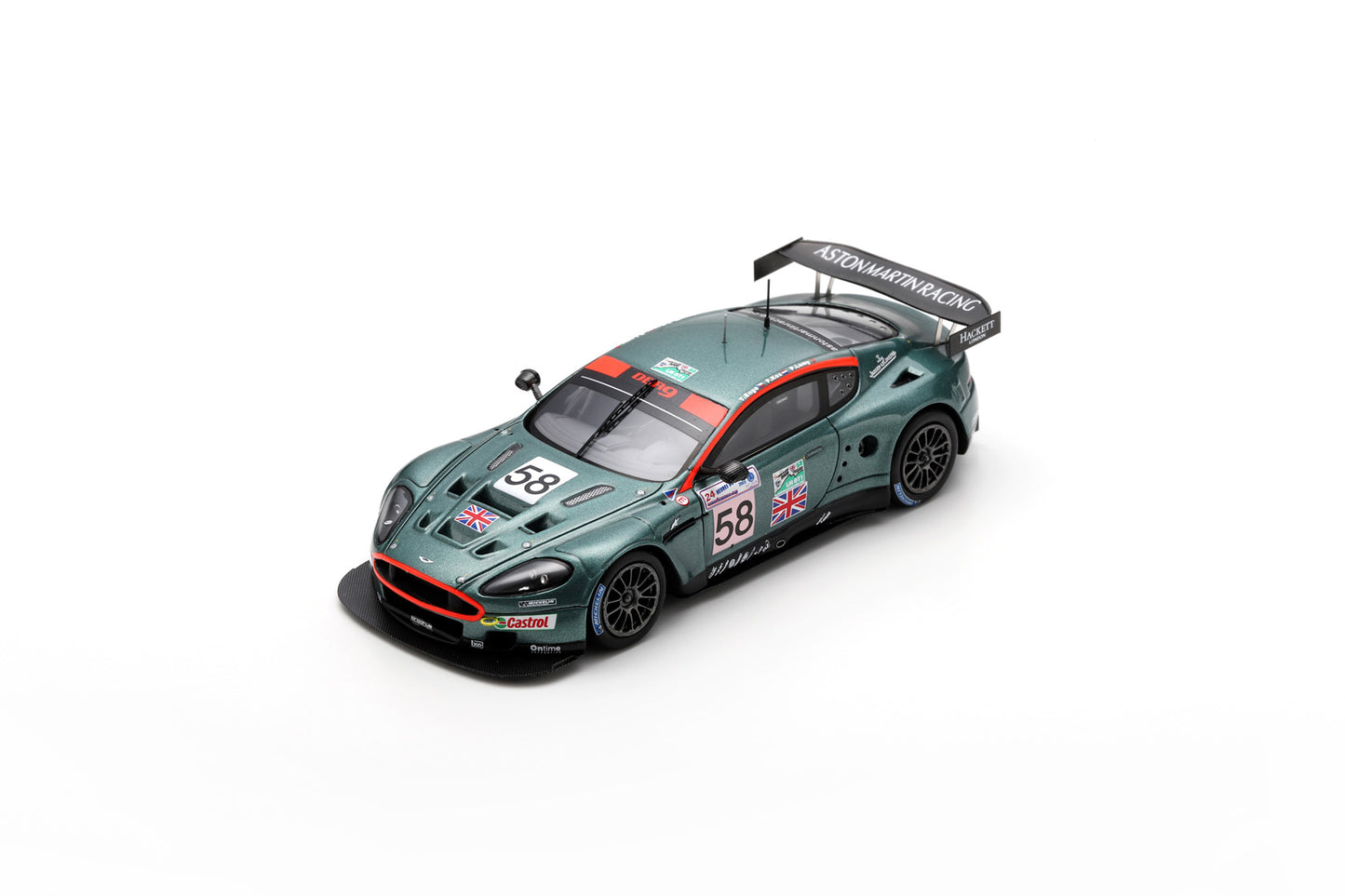 【2024年10月発売予定】 Spark S5850 1/43 Aston Martin DBR9 No.58 Aston Martin Racing Le Mans 24H 2005 T. Enge - P. Kox - P. Lamy