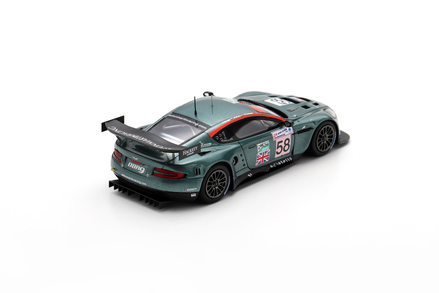 【2024年10月発売予定】 Spark S5850 1/43 Aston Martin DBR9 No.58 Aston Martin Racing Le Mans 24H 2005 T. Enge - P. Kox - P. Lamy