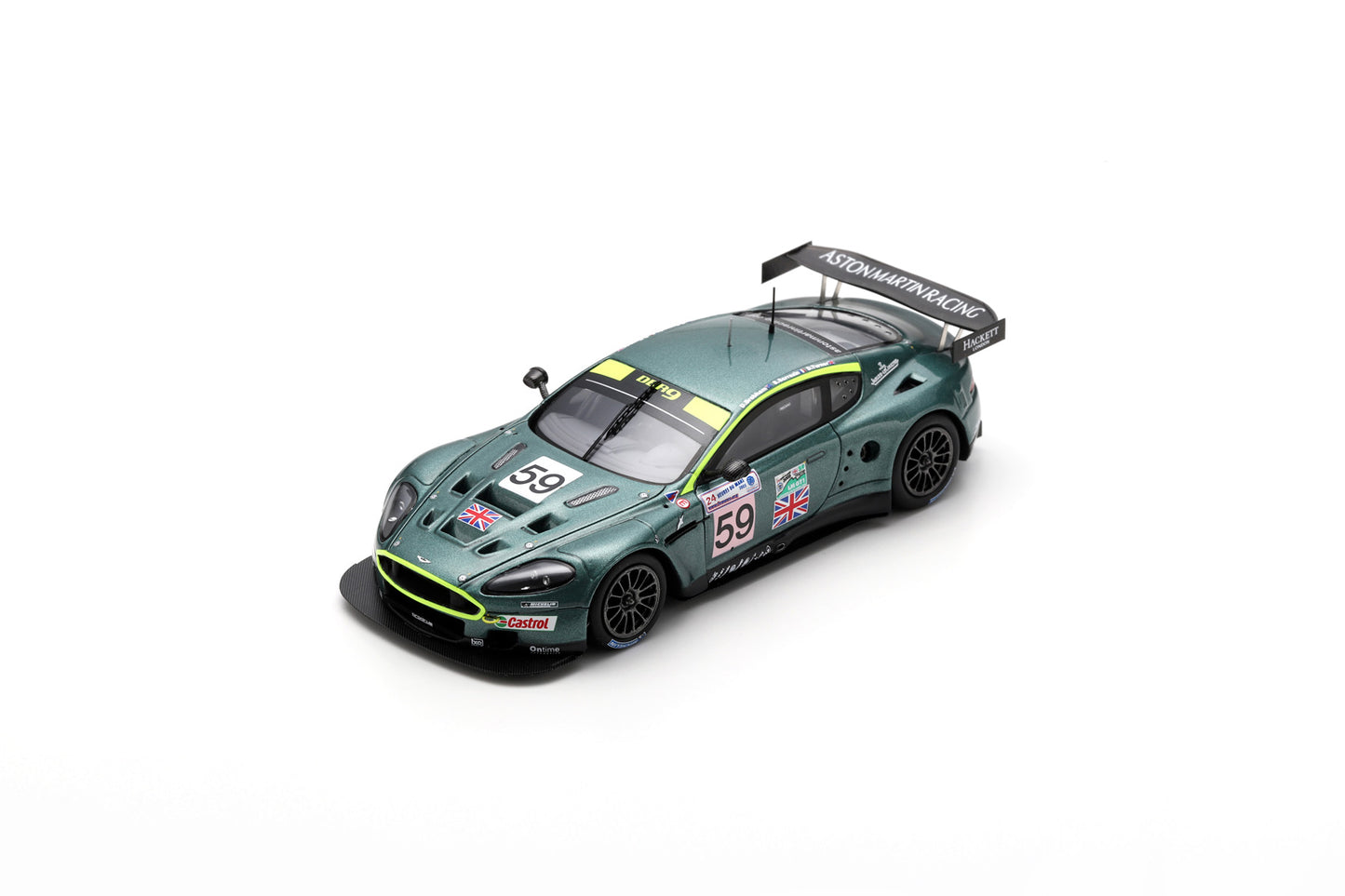 【2024年10月発売予定】 Spark S5856 1/43 Aston Martin DBR9 No.59 Aston Martin Racing 9th Le Mans 24H 2005 D. Brabham - S. Sarrazin - D. Turner