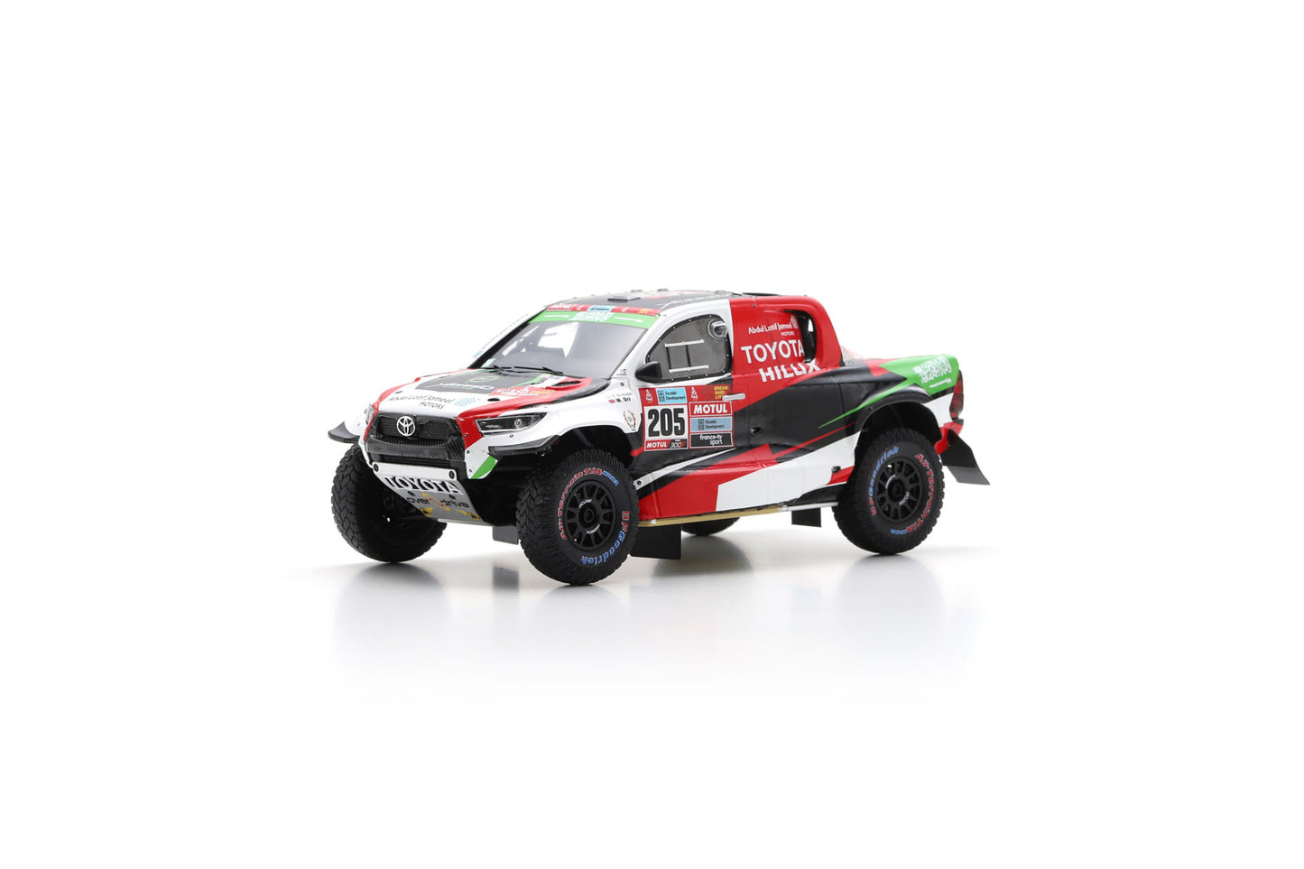 Spark S5890 1/43 TOYOTA HILUX No.205 3rd Dakar Rally 2022 Y. Al-Rajhi - M. Orr