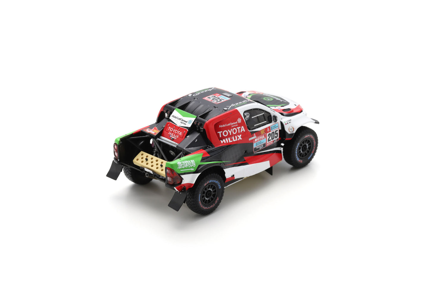 Spark S5890 1/43 TOYOTA HILUX No.205 3rd Dakar Rally 2022 Y. Al-Rajhi - M. Orr