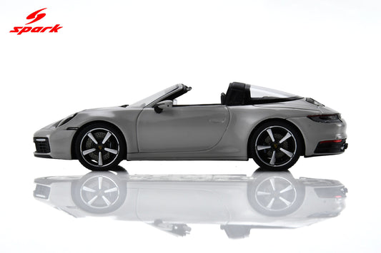 Spark S6127 1/43 Porsche 911 Targa 4S (992) - Chalk