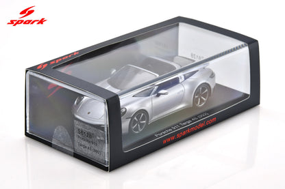 Spark S6128 1/43 Porsche 911 Targa 4S (992) - GT Silver
