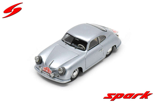 Spark S6130 1/43 Porsche 356 No.285 Rally Monte Carlo 1952 F. van de Kaart - J. Swaters