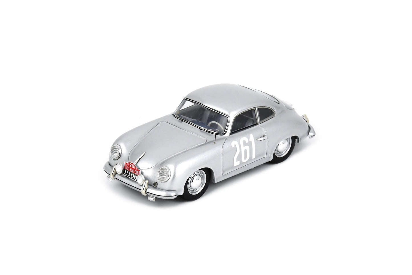 【2024年12月発売予定】 Spark S6139 1/43 Porsche 356 1500 No.261 Monte Carlo Rally 1955 J. Vilréon - L. Carlin