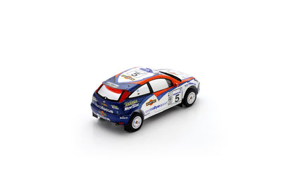 【2026年8月以降発売予定】 Spark S6209 1/43 Ford Focus WRC 02 No.5 Winner Safari Rally 2002 C. McRae - N. Grist