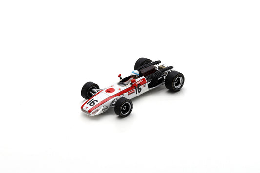 【2024年9月以降発売予定】 Spark S6224 1/43 Honda RA301 No.16 2nd French GP 1968 John Surtees
