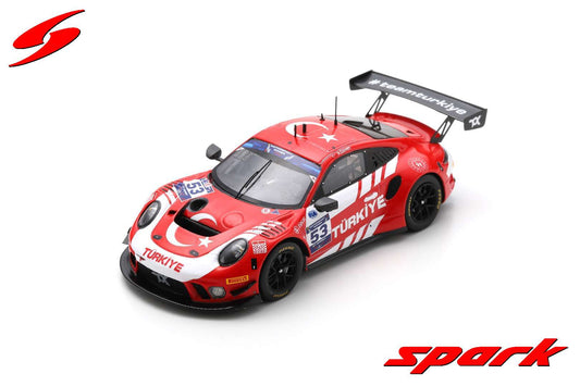 【2023年11月発売予定】Spark S6326 1/43 Team Türkiye - Porsche 911 GT3 R No.53 FIA Motorsport Games GT Sprint Cup Paul Ricard 2022  Ayhancan Güven