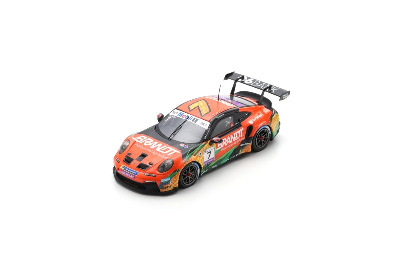 Spark S6342 1/43 Porsche 911 GT3 Cup No.7 Porsche Carrera Cup Brazil Champion 2025 Miguel Paludo
