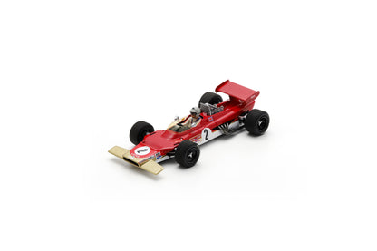 【2025年4月発売予定】 Spark S6355 1/43 Lotus 63 No.2 2nd Gold Cup 1969 Jochen Rindt