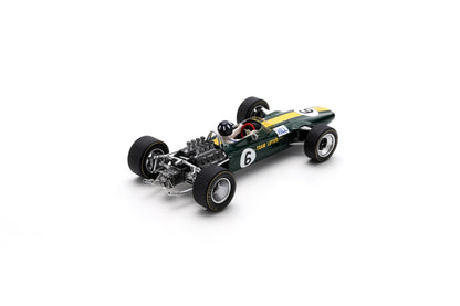 【2025年3月発売予定】 Spark S6360 1/43 Lotus 49 No.6 British GP 1967 Graham Hill