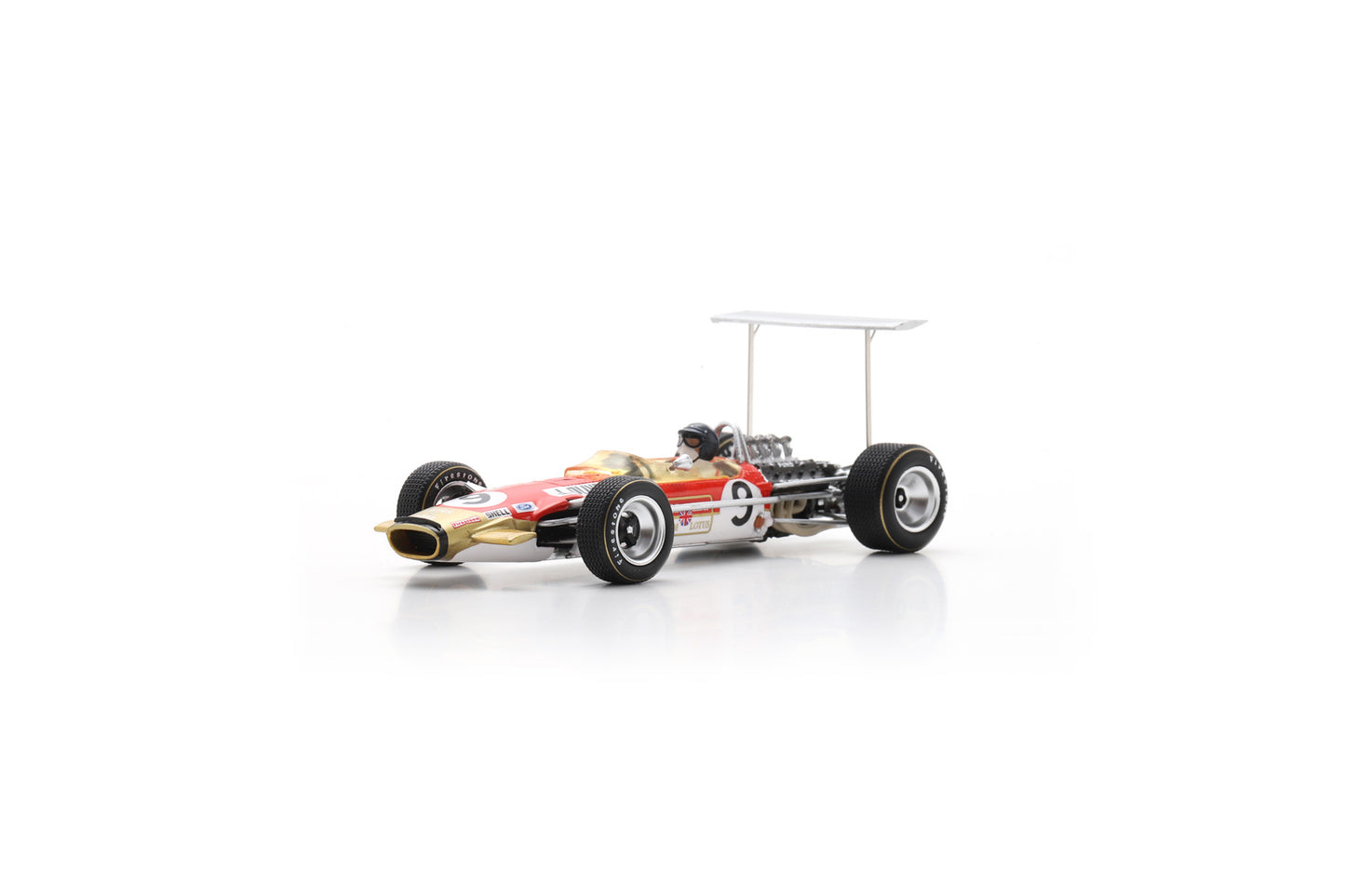 【2026年4月発売予定】 Spark S6367 1/43 Lotus 49B No.9 British GP 1968
 Jackie Oliver