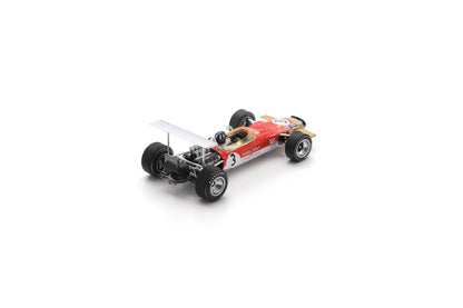 【2026年5月発売予定】 Spark S6369 1/43 Lotus 49B No.3 2nd German GP 1968
Graham Hill