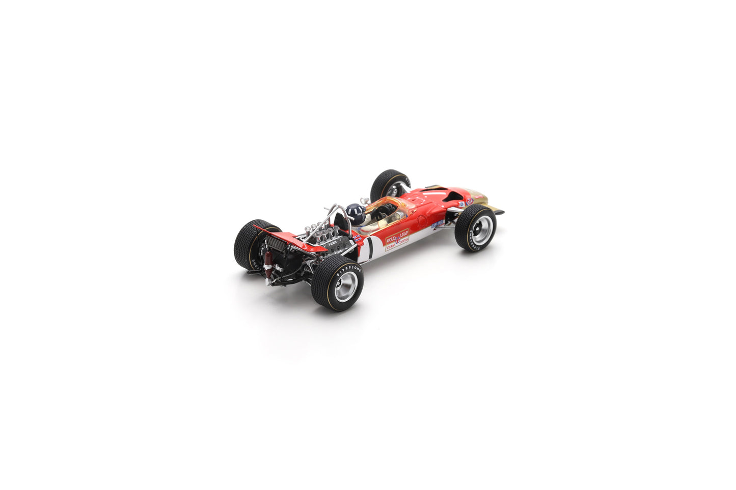 【2026年4月発売予定】 Spark S6376 1/43 Lotus 49B No.1 Winner Monaco GP 1969
 Graham Hill