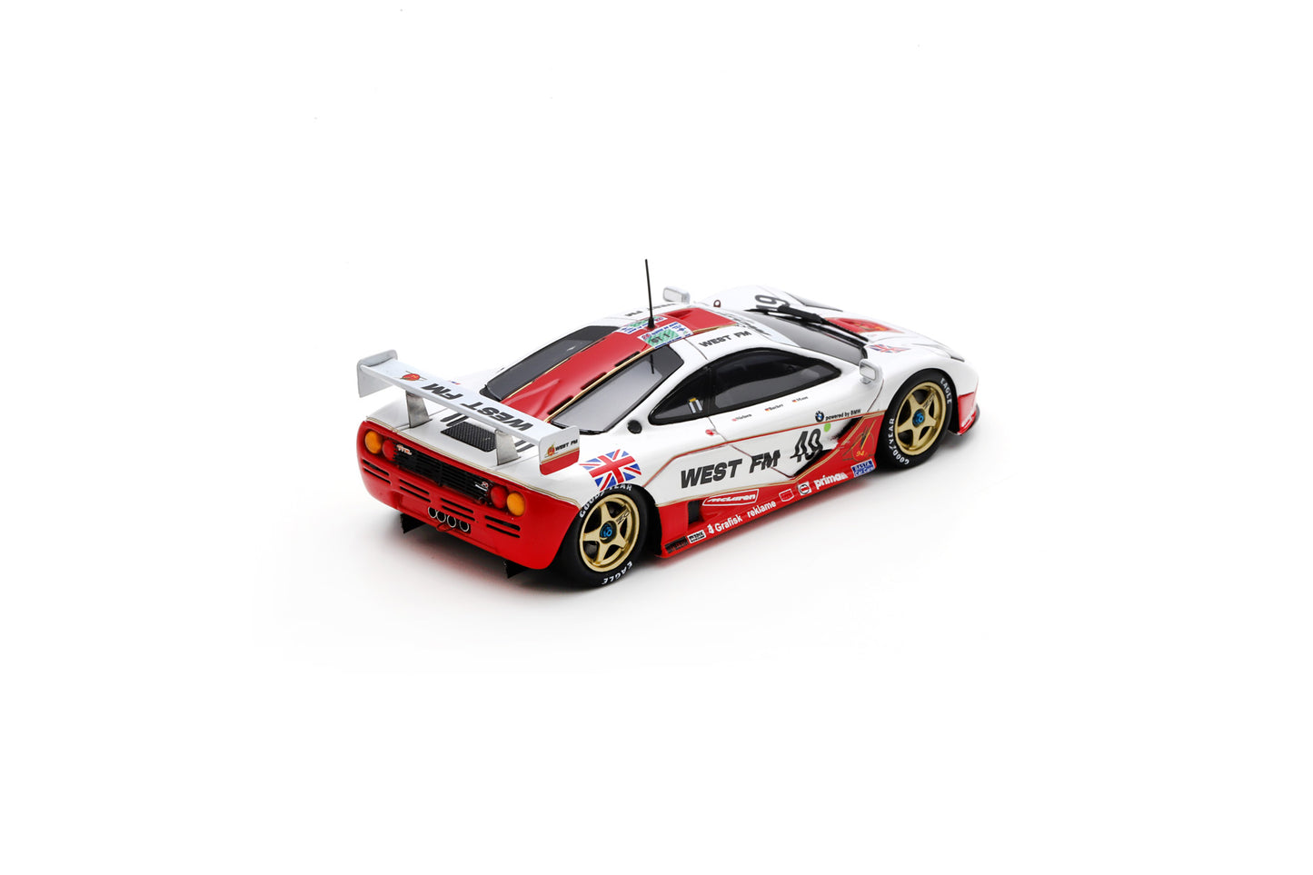 【2025年4月発売予定】 Spark S6673 1/43 McLaren F1 GTR No.49 Le Mans 24H 1995 J. Nielsen - J. Mass - T. Bscher