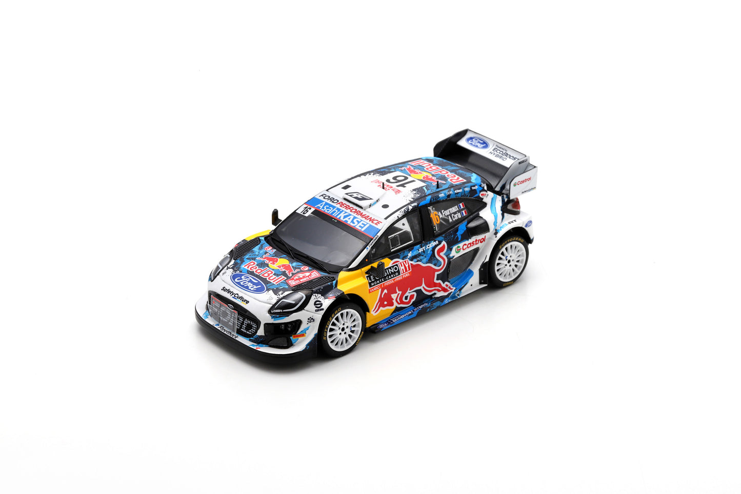 Spark S6854 1/43 Ford Puma Rally1 No.16 M-SPORT Ford World Rally Team　5th Rally Monte Carlo 2024 A. Fourmaux - A. Coria