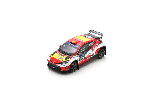 Spark S6865 1/43 TOYOTA GR Yaris Rally 2 No.2 Teo Martin Motorsport Winner FIA Motorsport Games Rally 2024 A. Cachón - B. Rozada