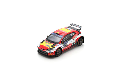 Spark S6865 1/43 TOYOTA GR Yaris Rally 2 No.2 Teo Martin Motorsport Winner FIA Motorsport Games Rally 2024 A. Cachón  - B. Rozada