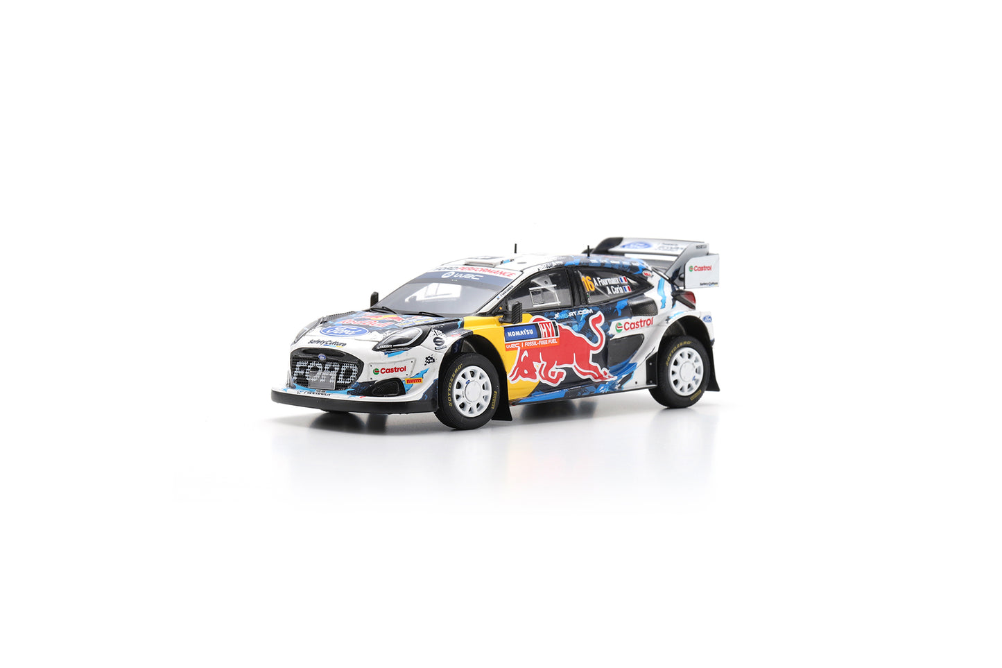 Spark S6867 1/43 Ford Puma Rally1 No.16 M-SPORT Ford World Rally Team 3rd Rally Sweden 2024 A. Fourmaux - A. Coria