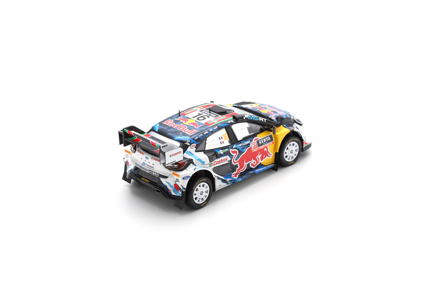 Spark S6875 1/43 Ford Puma Rally1 No.16 M-SPORT Ford World Rally Team 3rd Rally Safari 2024 A. Fourmaux - A. Coria