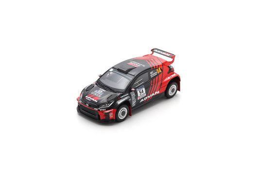 【発売中止】 Spark S6876 1/43 TOYOTA GR Yaris Rally 2 No.54 Advan Racing Team with KTMS 3rd Rally Hokkaido 2024 F. Nutahara - S. Azuma
