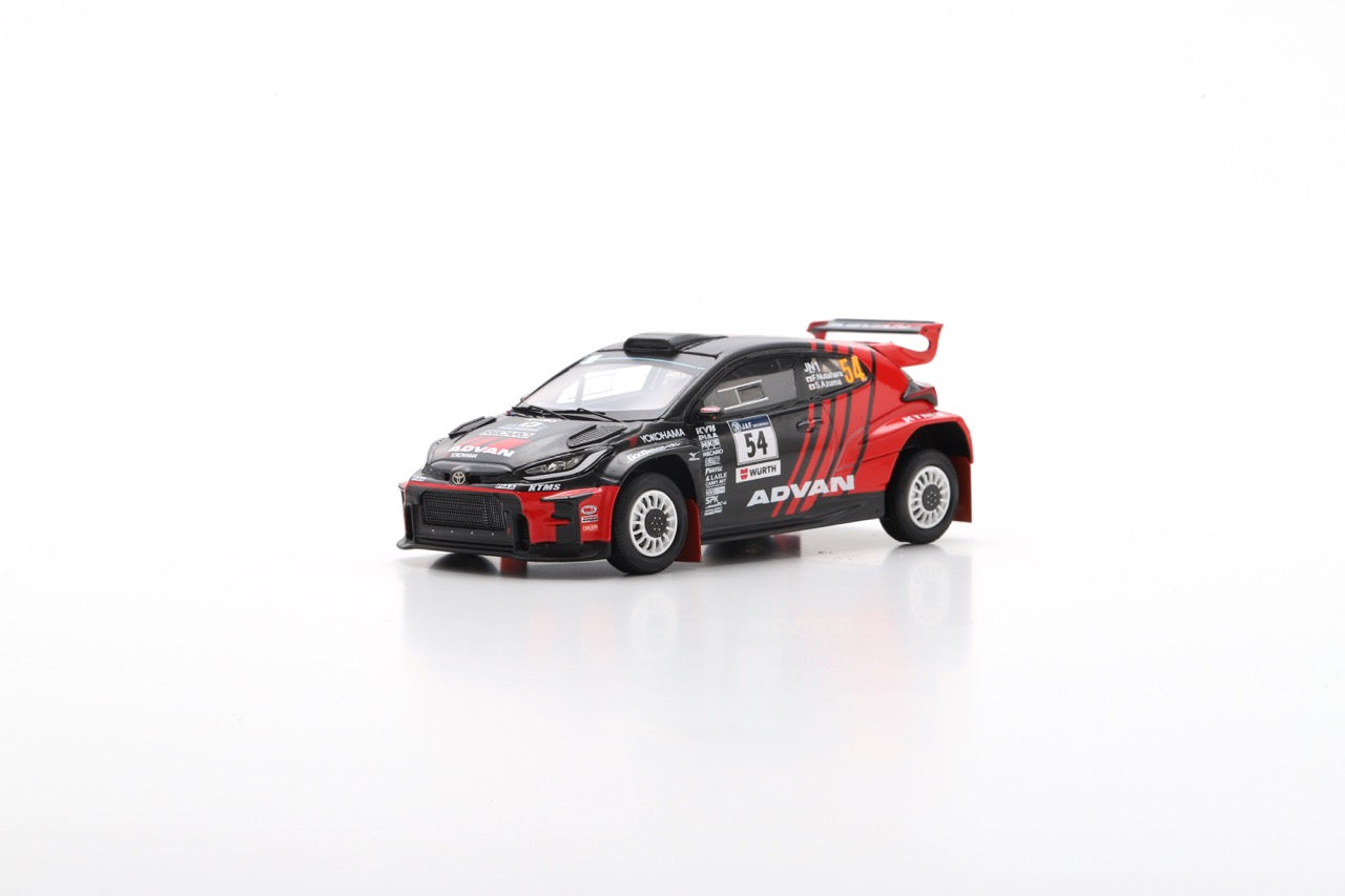 【発売中止】 Spark S6876 1/43 TOYOTA GR Yaris Rally 2 No.54 Advan Racing Team with KTMS 3rd Rally Hokkaido 2024 F. Nutahara - S. Azuma