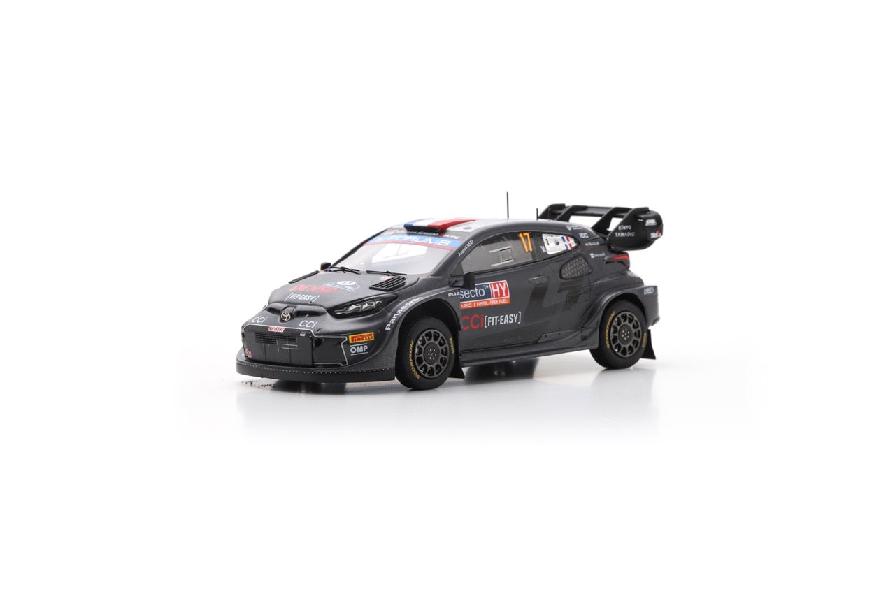 Spark S6877 1/43 TOYOTA GR Yaris Rally1 HYBRID No.17 TOYOTA GAZOO Racing WRT Winner Rally Finland 2024 S. Ogier - V. Landais