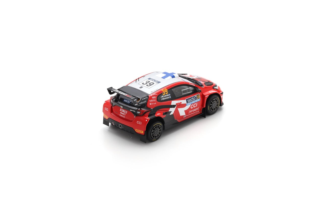 Spark S6879 1/43 TOYOTA GR Yaris Rally1 HYBRID No.39 TOYOTA GAZOO Racing WRT 6th Rally Finland 2024 - 2nd WRC2   J. M. Latvala - J. Hänninen