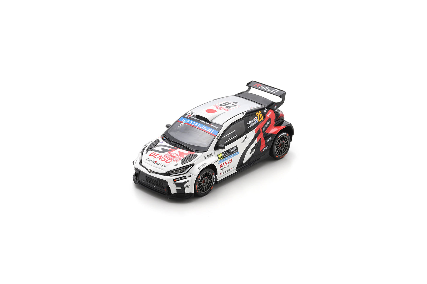 Spark S6899 1/43 TOYOTA GR Yaris Rally 2 No.26 TOYOTA Gazoo Racing WRT NG Rally Monte Carlo 2025 H. Kogure - T. Luhtinen