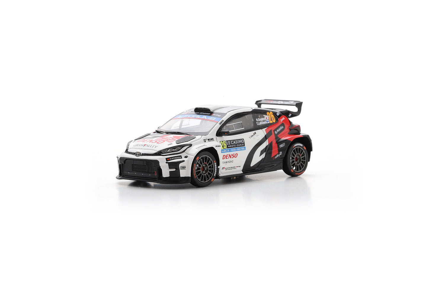 Spark S6899 1/43 TOYOTA GR Yaris Rally 2 No.26 TOYOTA Gazoo Racing WRT NG Rally Monte Carlo 2025 H. Kogure - T. Luhtinen