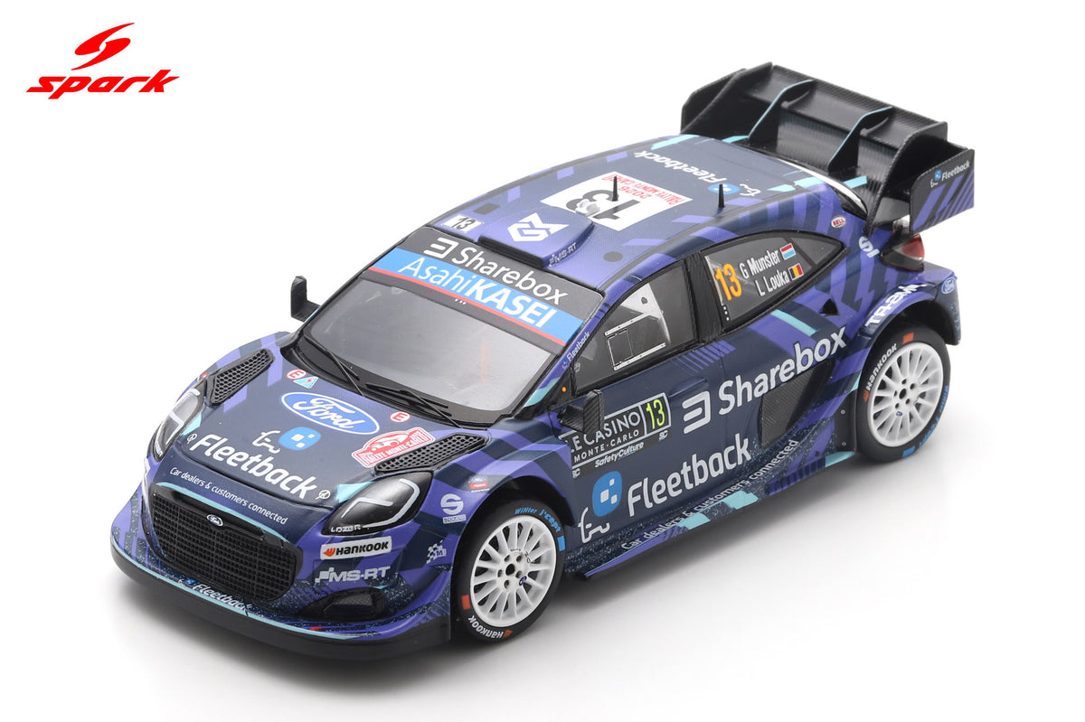 Spark S6919 1/43 FORD Puma Rally1 No.13 M-SPORT FORD WORLD RALLY TEAM Monte Carlo Rally 2026G. Munster - L. Louka