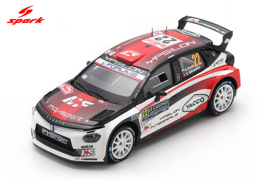 Spark S6924 1/43 LANCIA Ypsilon HF No.22 LANCIA CORSE HF Monte Carlo Rally 2026N. Gryazin - K. Aleksandrov