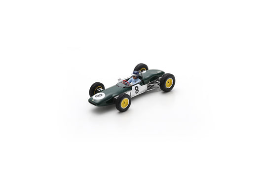 【2026年3月発売予定】 Spark S7119 1/43 Lotus 21 No.8 3rd French GP 1961
Jim Clark