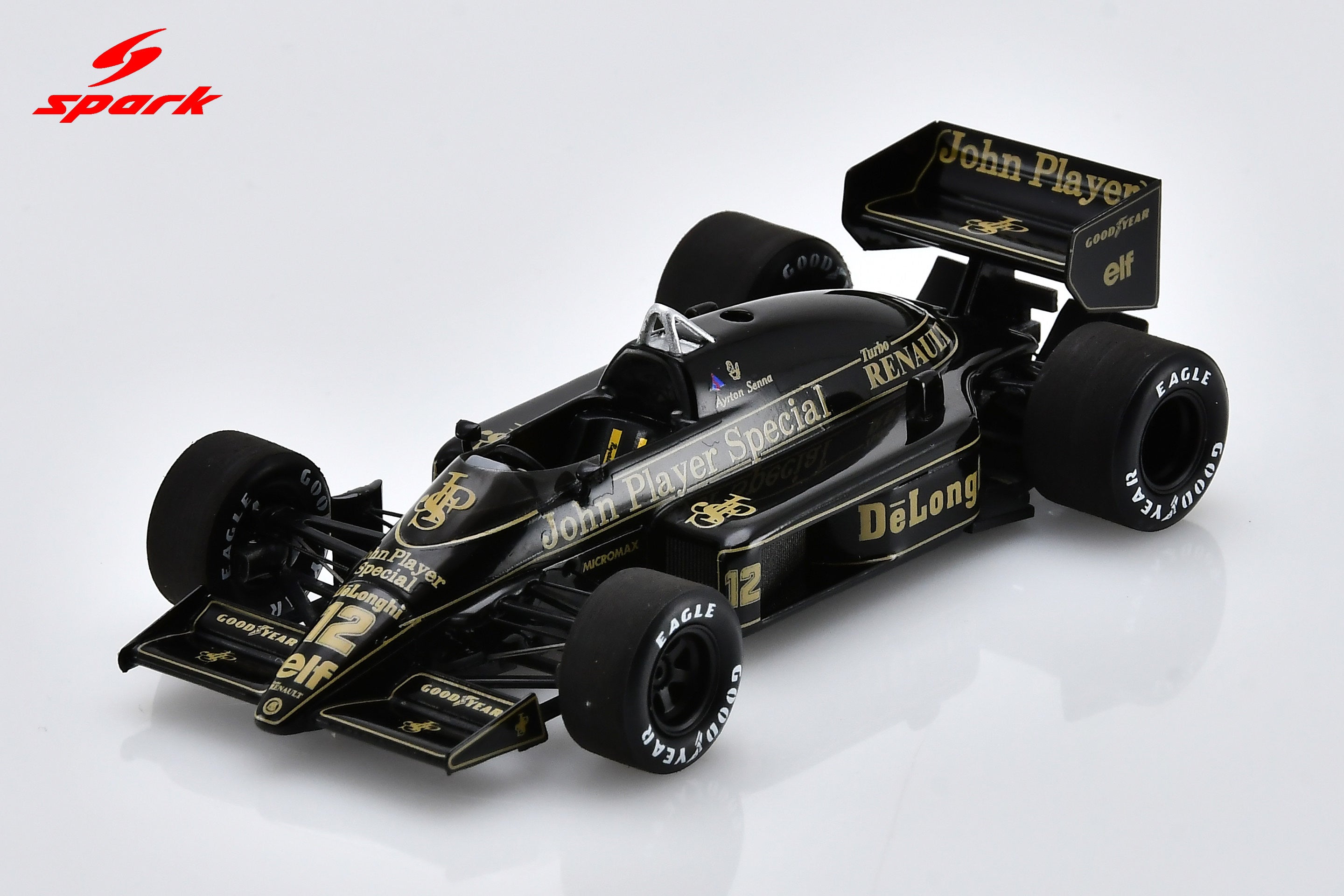 Spark S7155 1/43 Lotus 98T No.12 Winner US GP 1986Ayrton Senna