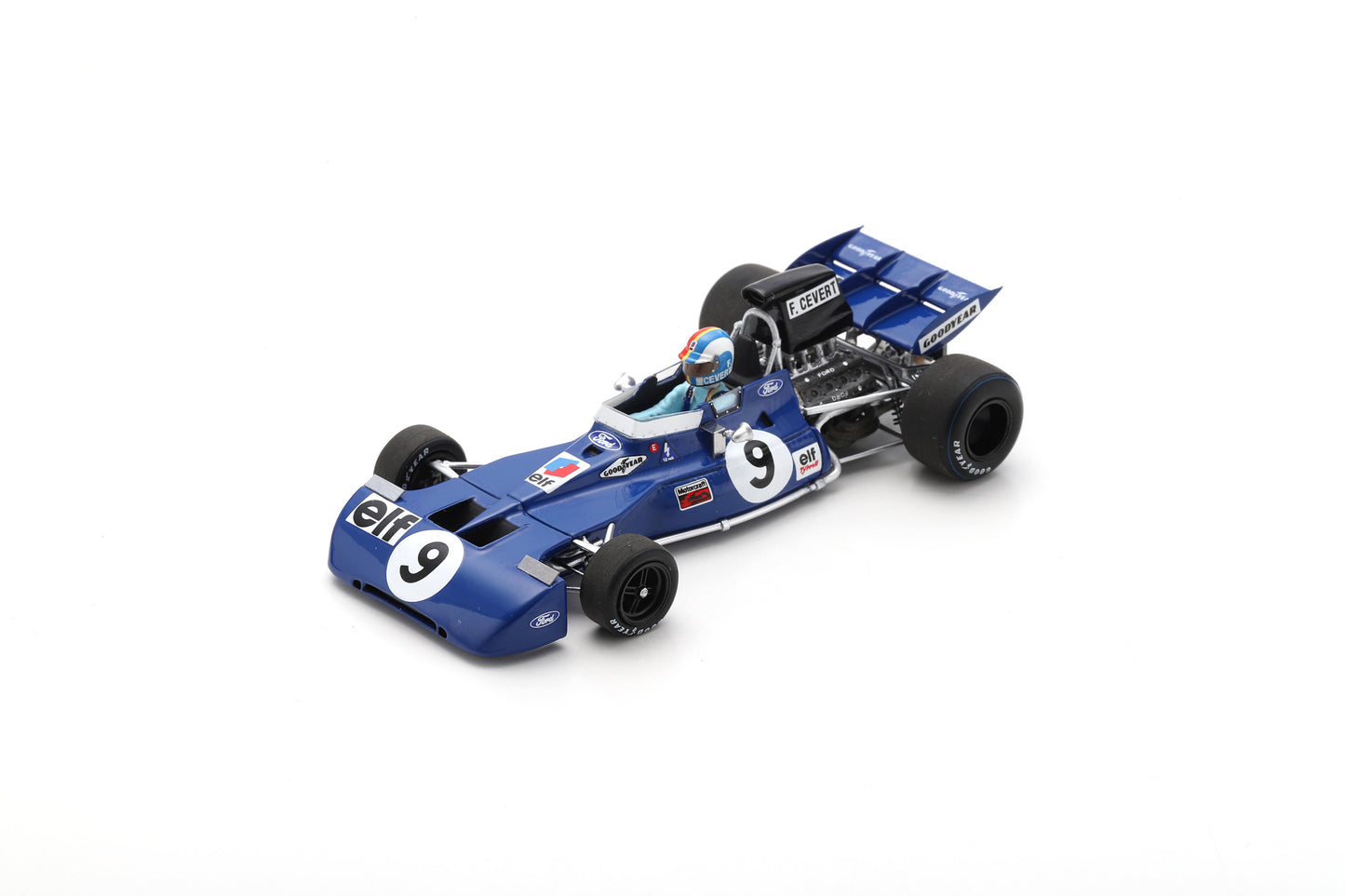 Spark S7215 1/43 Tyrrell 002 No.9 Winner US GP 1971 François Cevert