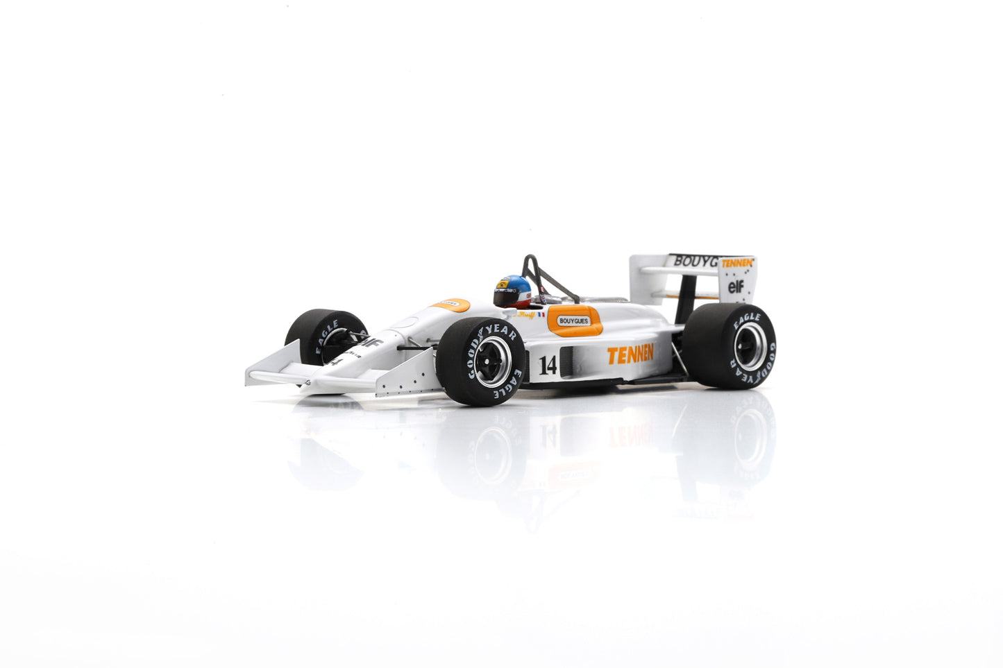 【2025年4月発売予定】 Spark S7244 1/43 AGS JH23 No.14 Brazil GP 1988 Philippe Streiff