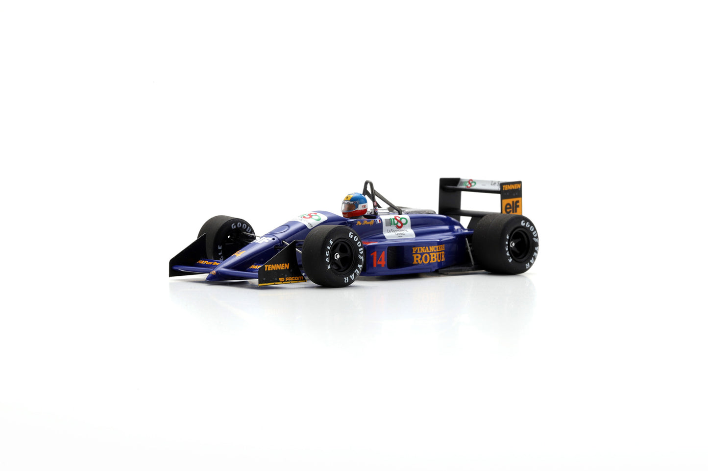 【2025年3月発売予定】 Spark S7246 1/43 AGS JH23 No.14 Belgium GP 1988 Philippe Streiff